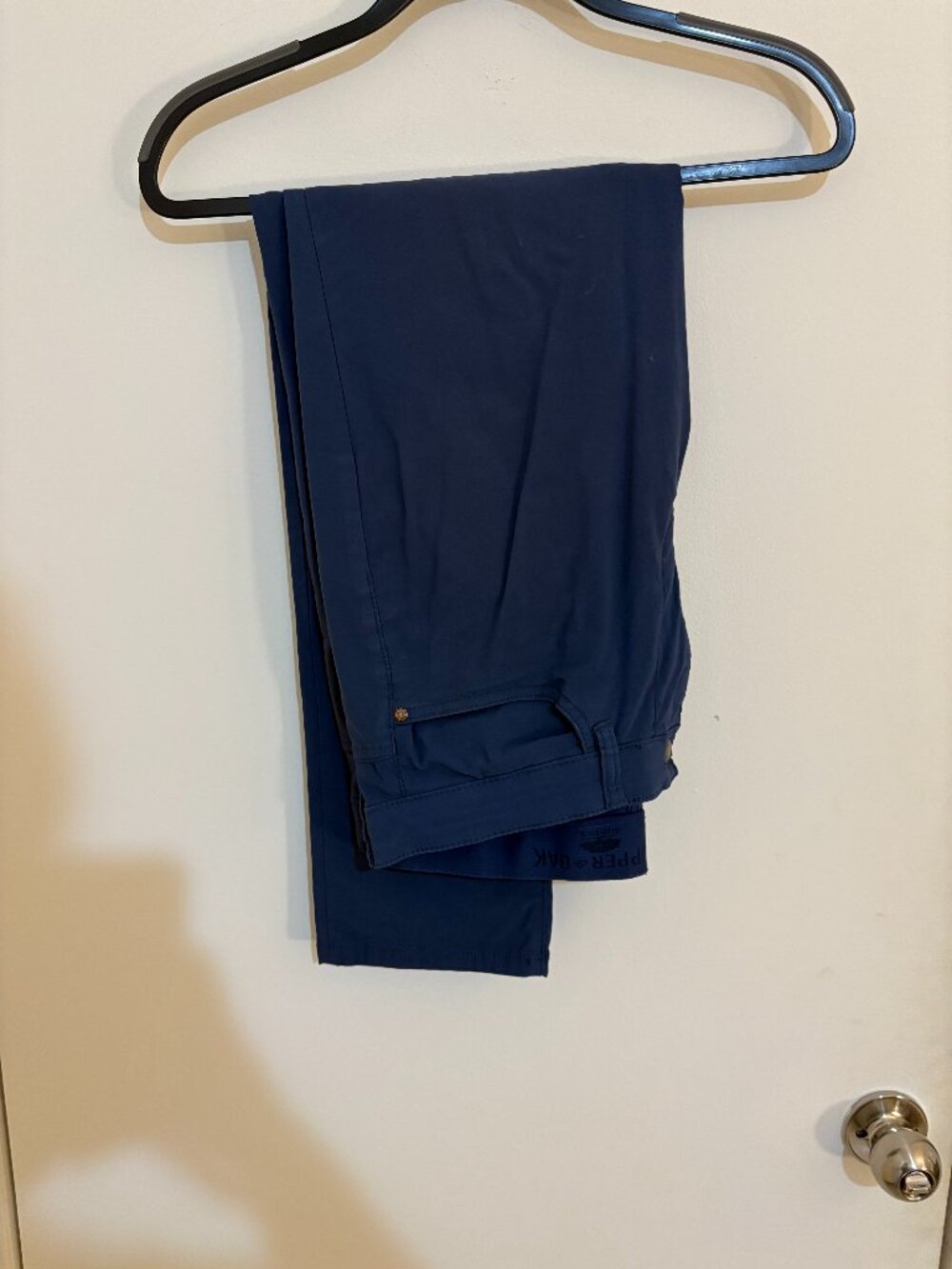 Copper & Oak Performance Twill Pants Navy Size 34x30 ABC Style Fit